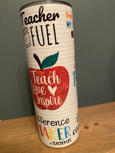 Load image into Gallery viewer, 20oz Teacher Tumbler